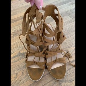 Indigo Rd. Lace up Wedges